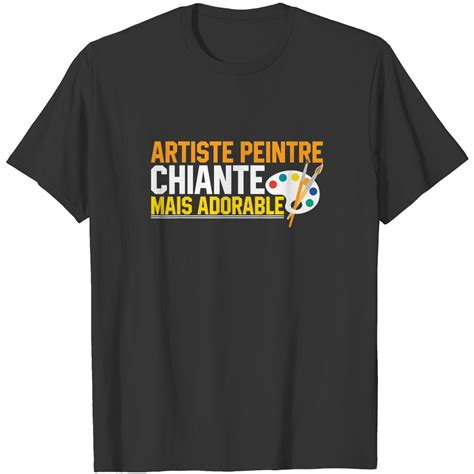 Artiste Peintre Chiante Adorable Dessin T Shirt Unisex