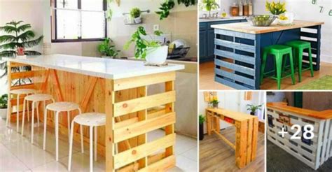 Geniales Ideas De Barras Desayunadoras Con Pallets De Madera Un