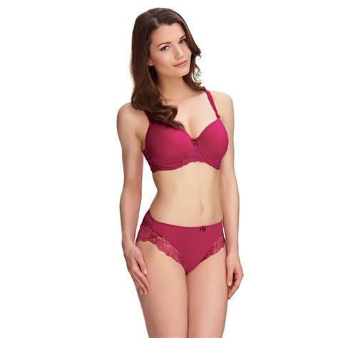 Lingerie Models Fantasie Rebecca Lace Full Cup Bra Cherry Red