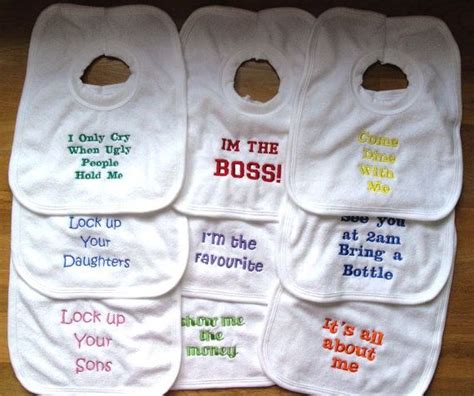 Funny Baby Sayings For Bibs