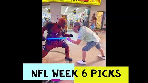 Nfl Week 6 Pickspredictions Youtube