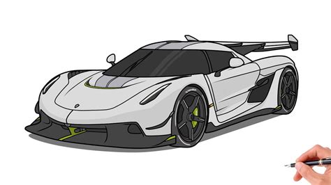 Koenigsegg Jesko Pencil Sketch Drawings Pencil Sketch Sketches The