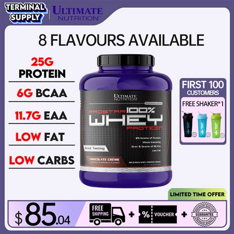 [Quality Whey] Ultimate Nutrition Prostar 100% Whey Protein 25G Protein ...