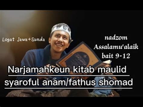 Ngaji Kitab Maulid Syaroful Anam Bag Youtube