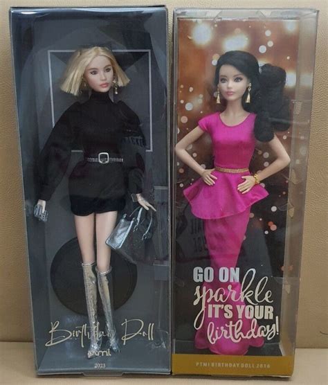 Barbie PTMI Birthday Doll 2023 Vogue Black And 2016 Go On Sparkle EBay