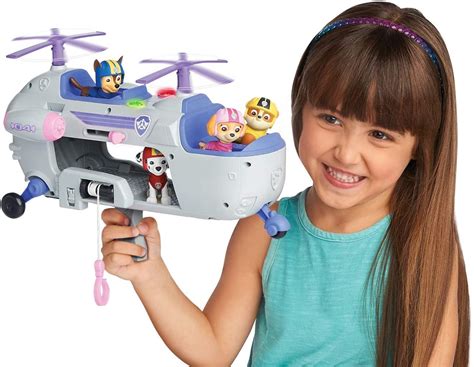 Nickelodeon Paw Patrol Ultimate Rescue Skye’s Ultimate Helicopter 2 X Figures T To Gadget