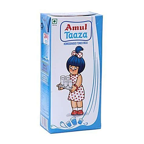 Buy Amul Taaza Fresh Toned Milk 200 Ml Online At Best Price Of Rs 15