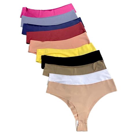 Kit Calcinha Corte A Laser Feminina Tanga Sem Costura Lingerie