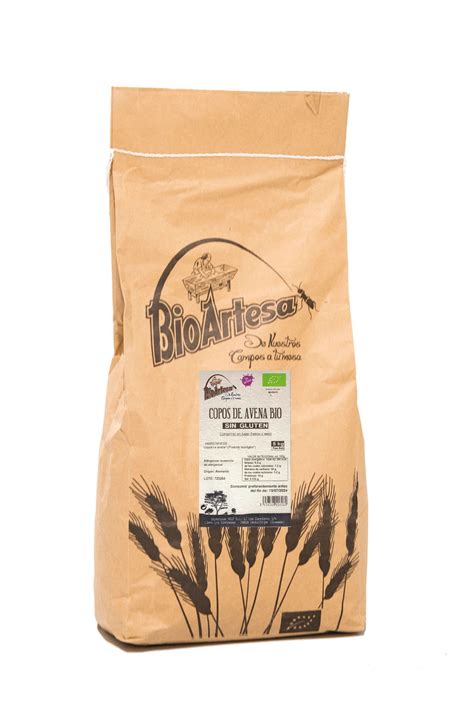 Copos De Avena Finos Sin Gluten Bio 5kg BioArtesa Web Oficial