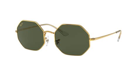 Octagon 1972 Sunglasses In Gold And Green Rb1972 Ray Ban® Us