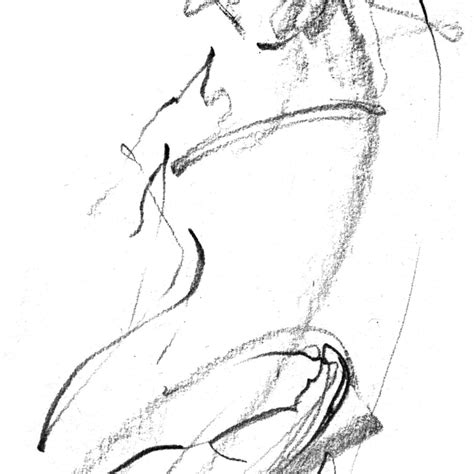 Set Of Black And White Abstract Figure Nude Drawing Etsy