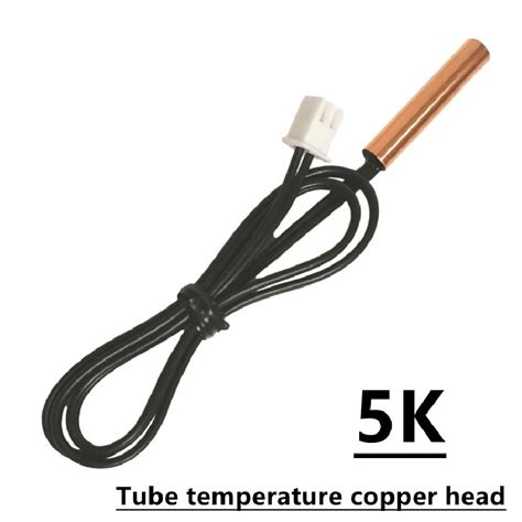 Air Conditioner Temperature Sensor Aircon Probe 5k 10k 15k 20k 50k Temperature Sensing Copper