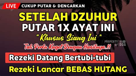 Putar Dzikir Ini Dzikir Siang Hari Senin Berkah Zikir Penarik