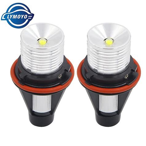 2pcs Led Angel Eyes Marker Light Bulbs Error Free Car Lamps For Bm