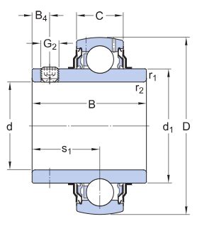 Rolamento Y YAR 207 2F SKF Cofermeta Ferramentas