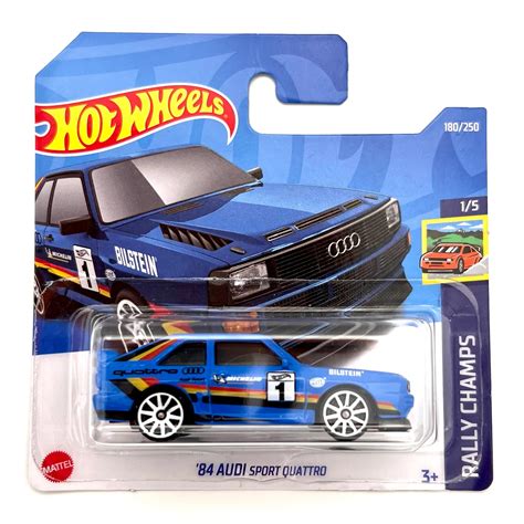 Hot Wheels metál autó Audi Sport Quattro kék eMAG hu