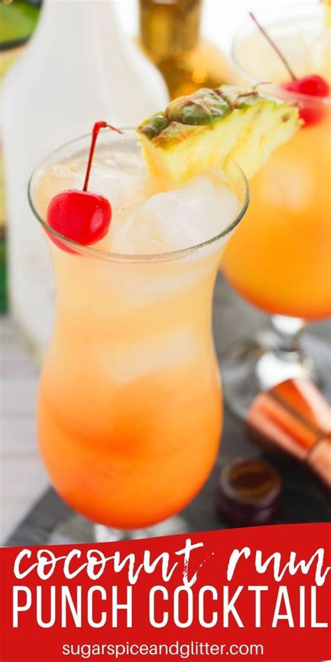 This Tropical Coconut Rum Punch Recipe Is The Ultimate Summer Cocktail Citrusy And Not Too