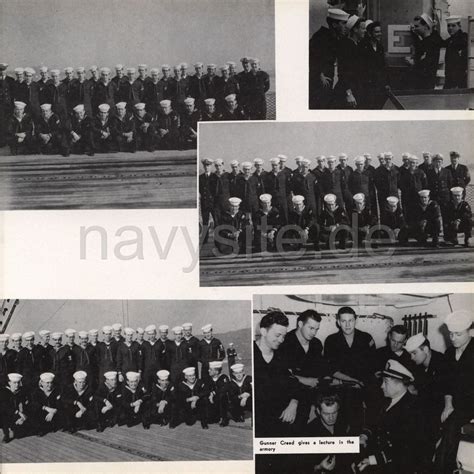 USS Albany CA 123 Mediterranean Cruise Book 1955 Gunnery Department