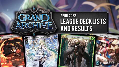 Grand Archive Dawn Of Ashes Prelude League Results And Decklists