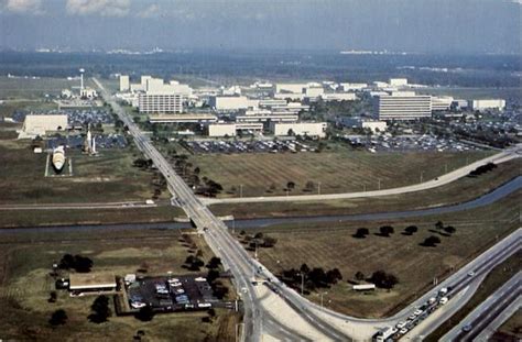 Johnson Space Center Aerial Scene Houston, TX