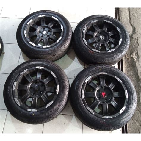 Jual Velg Mobil Bekas Mayhem Ring 16 Pcd 5x114 3 Ban Acclera 205 65