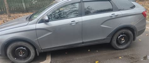 Поставил штампы 15" — Lada Vesta SW Cross (1G), 1,6 л, 2021 года ...