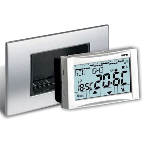 Thermostat Programmable Encastrable Modèle 1CRCDS26 PERRY Écran Tactile