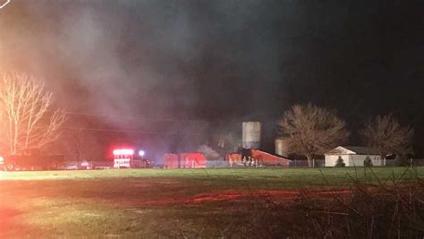 Fire erupts inside Butler County barn with pigs, goats inside