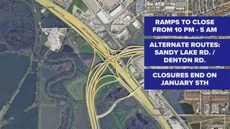 Ntta To Close Ramps Connecting George Bush Turnpike And I E For