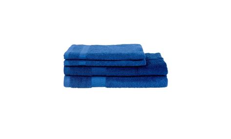 Set Serviettes De Bain En Coton Egyptien Groupon Shopping