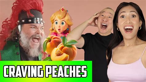 Jack Black Sings Peaches Peaches Peaches Reaction He Is Bowser In The