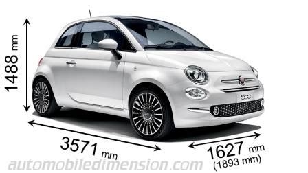 Dimensioni Di Auto Fiat Lunghezza X Larghezza X Altezza