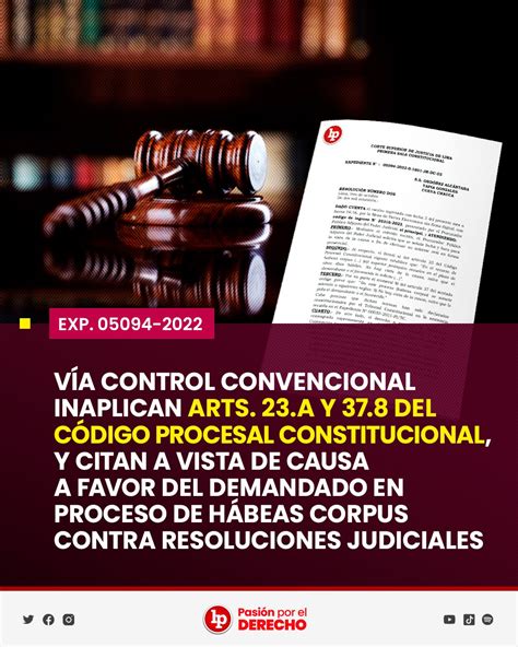 ⚖vía Control Convencional Lp Pasión Por El Derecho