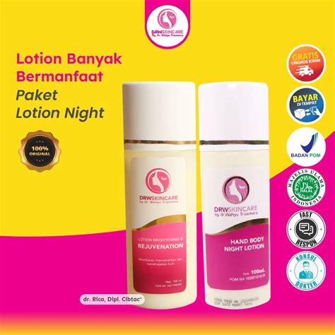 Jual Lotion Night Lotion Brightening Rejuvenation Drw Skincare