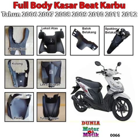 Body Kasar Honda Beat Karbu Lamaold Full 1 Motor Full Body Bagian