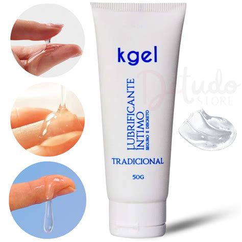 Lubrificante íntimo Neutro à Base Dágua Kgel Sem Cheiro Sem Cor Sem Sabor Transparente Kmed Sex