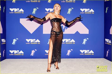 Full Sized Photo of miley cyrus goes sheer at mtv vmas 2020 01 | Miley ...