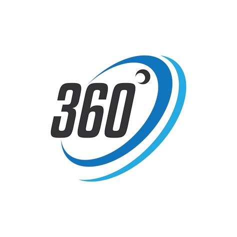 Premium Vector 360 View Logo