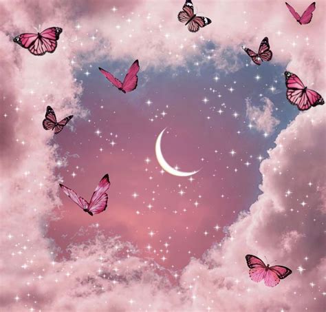 Pink Butterfly Aesthetic Wallpaper Aesthetic Beach Wallpapers Pastel