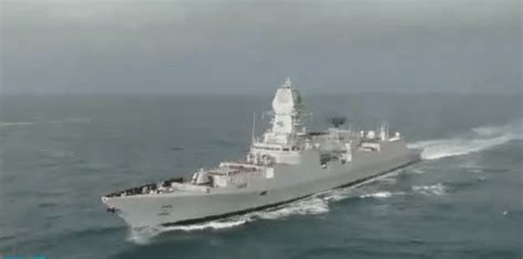 Navy Commissions Stealth Guided Missile Destroyer INS Imphal