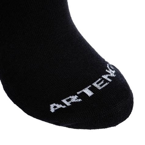 High Sports Socks Rs 100 Tri Pack Black Artengo Decathlon