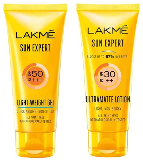 LAKMÉ Sun Expert Spf 50 Pa Ultra Matte Gel Sunscreen 100 G Lakmé