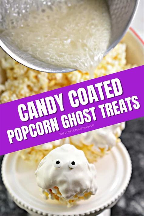 How To Make Ghost Popcorn Balls For Halloween