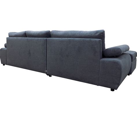 Canapé d angle convertible méridienne gauche ARGOS tissu Aston steel 13