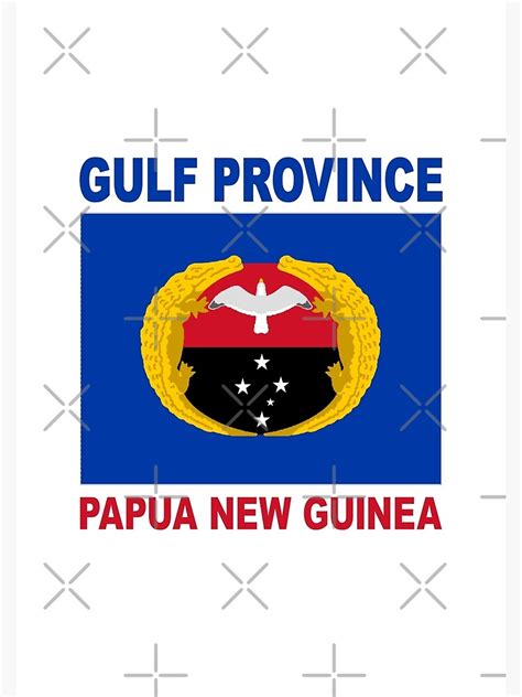 "Flag of Gulf Province Papua New Guinea" Poster for Sale by PNG ...