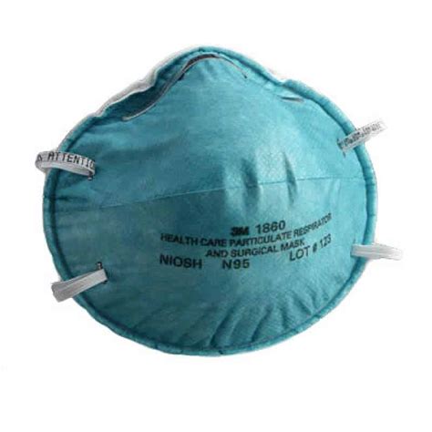 3M Health Care Particulate Respirator And Surgical Mask 1860 N95 120