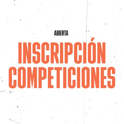 Abrimos Inscripciones Para Las Competiciones De Veso V E S O