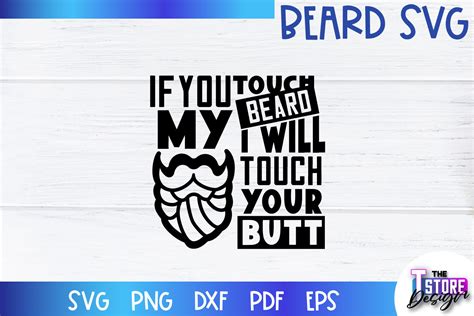 Beard SVG | Bearded Men SVG | Funny SVG Graphic by The T Store Design ...