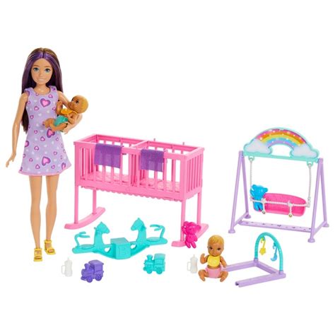 Barbie Skipper Babysitter Doll And Nursery Playset Smyths Toys UK