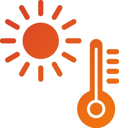 Hot Weather Icon Style 21762516 Vector Art At Vecteezy
